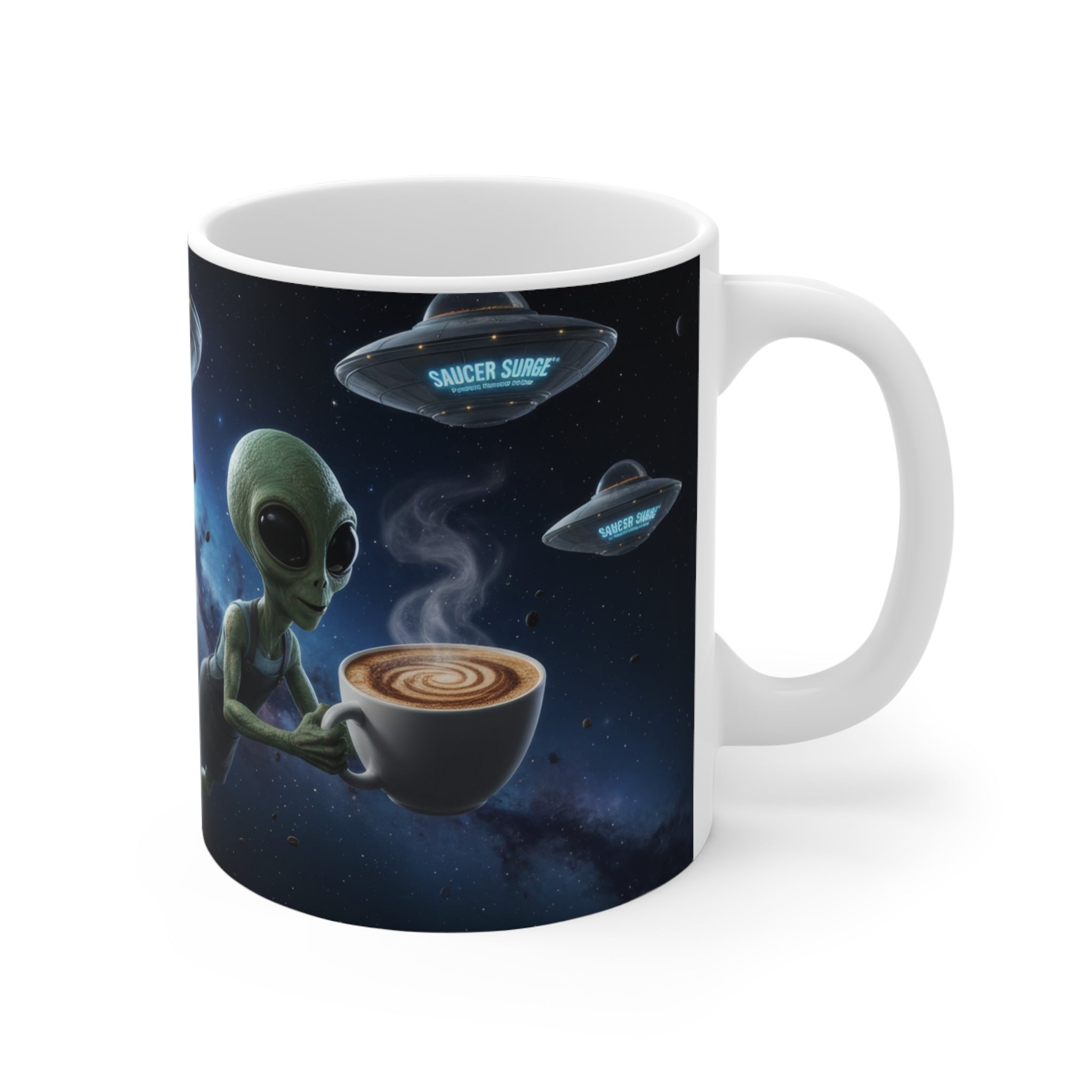 Saucer Surge Coffee Mug 12