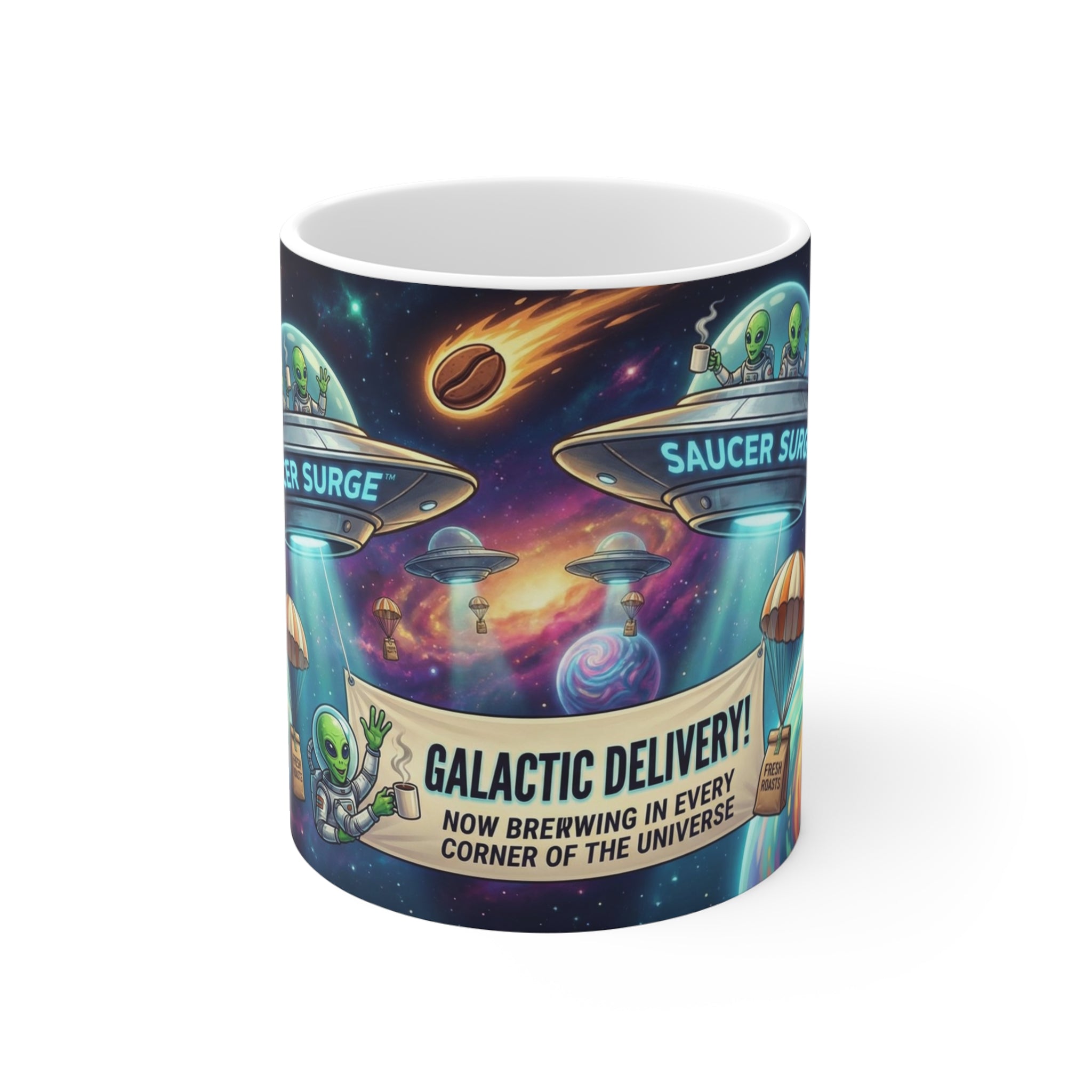 Saucer Surge Coffee Mug 1
