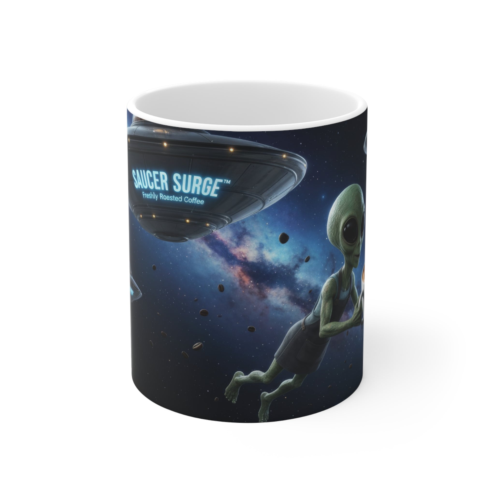 Saucer Surge Coffee Mug 12